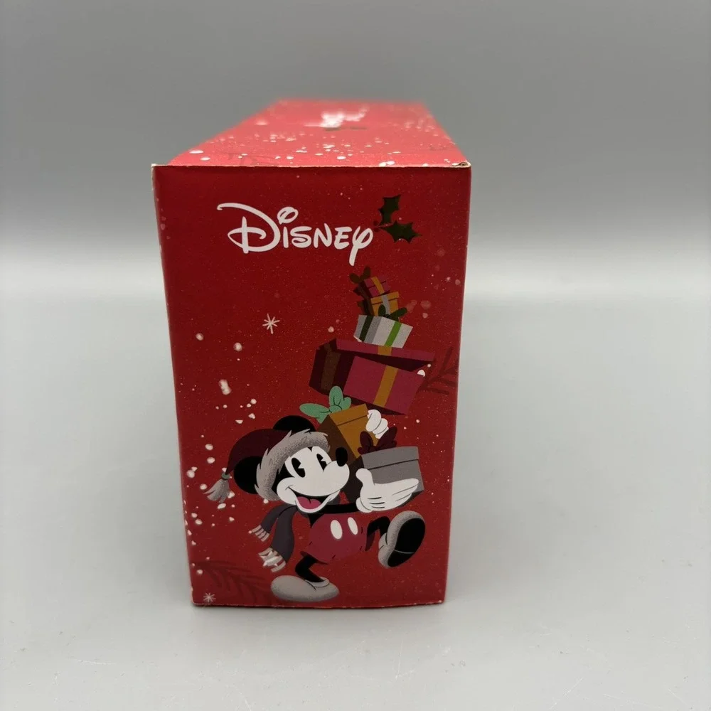 Disney Mickey  & Minnie Mouse Christmas Elf Hat Salt Pepper Shakers Holiday Gift